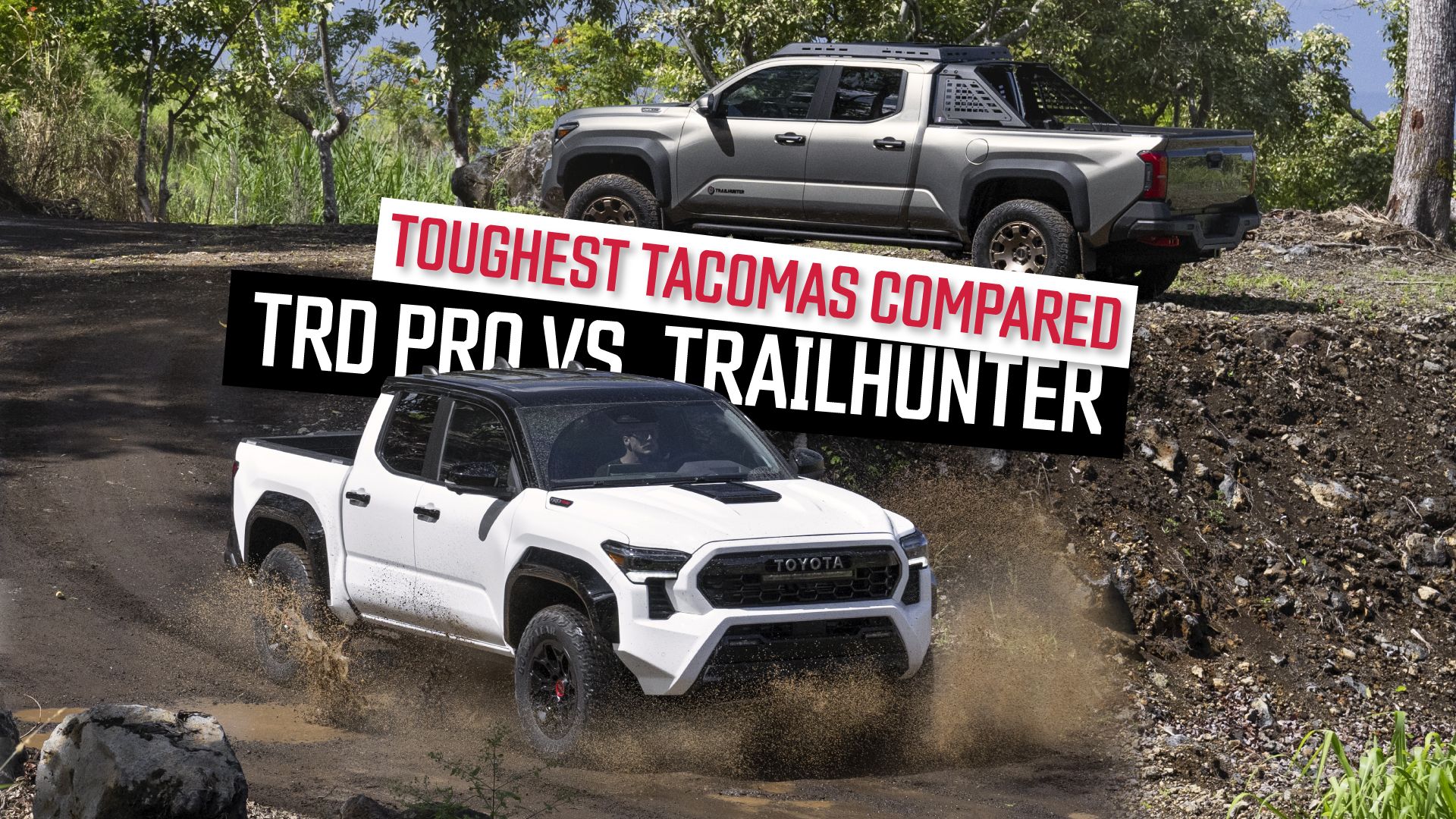 Toyota Tacoma TRD Pro and Trailhunter