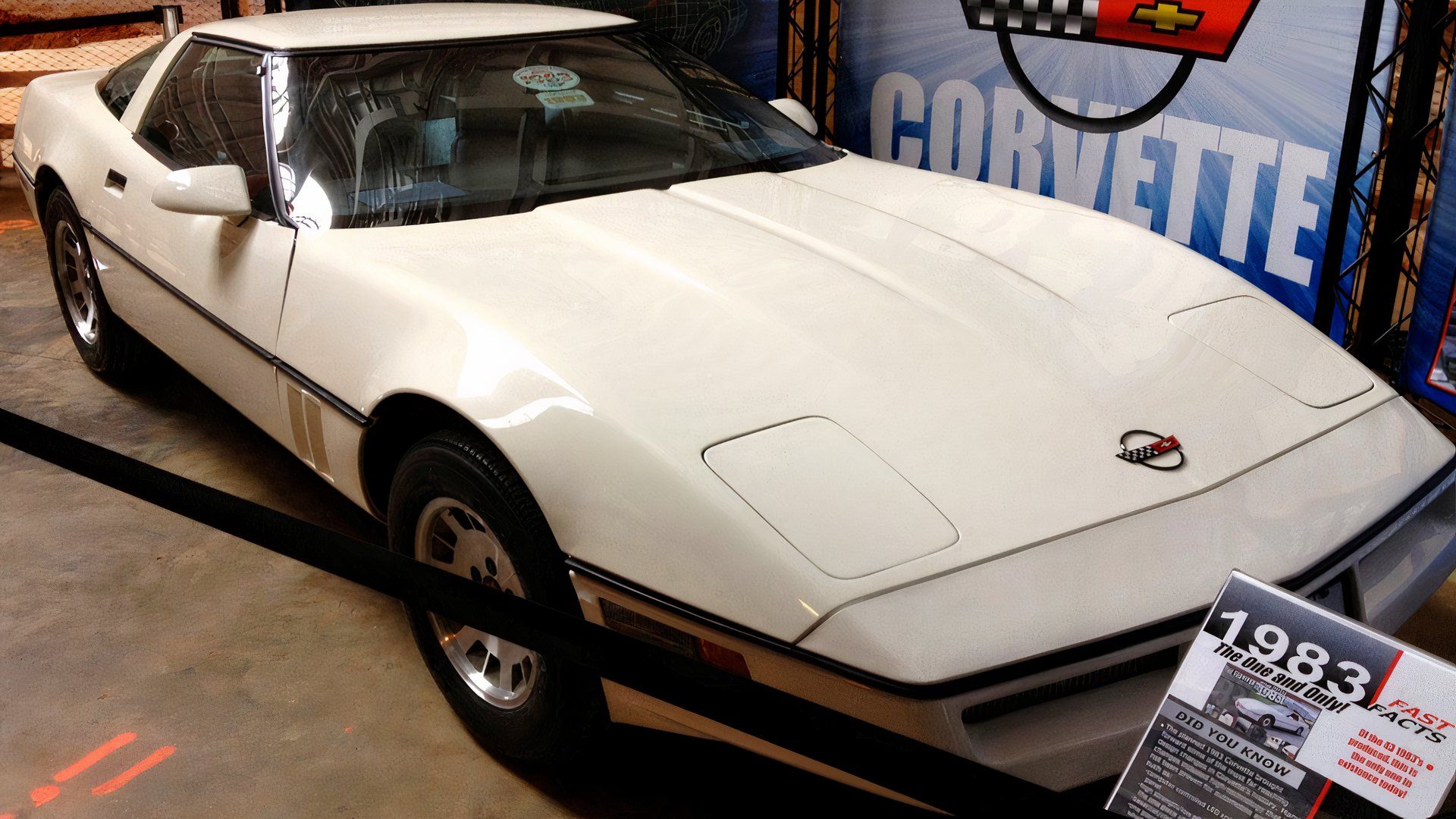 1983 corvette front white