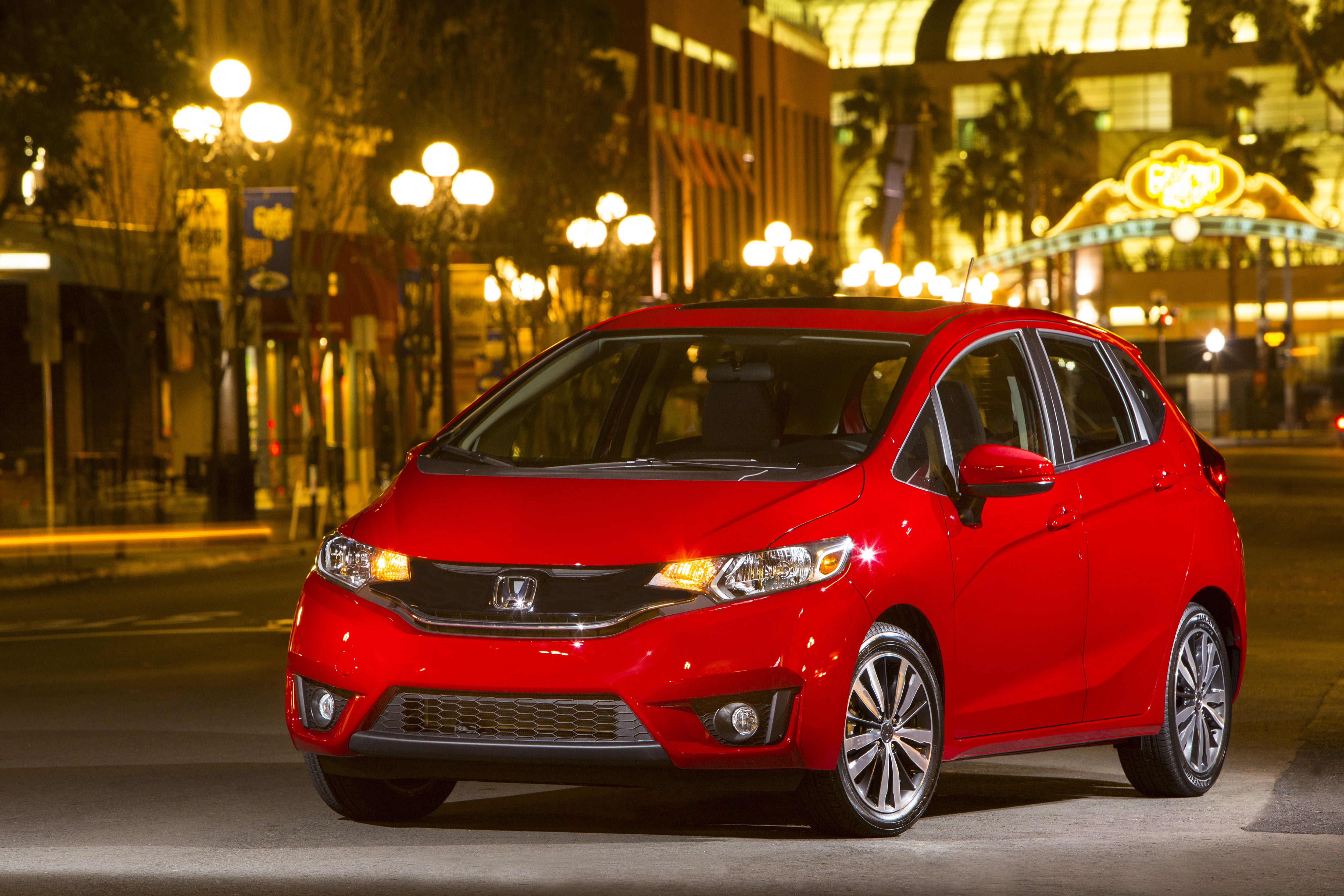 2015 Honda Fit, Front View, Red