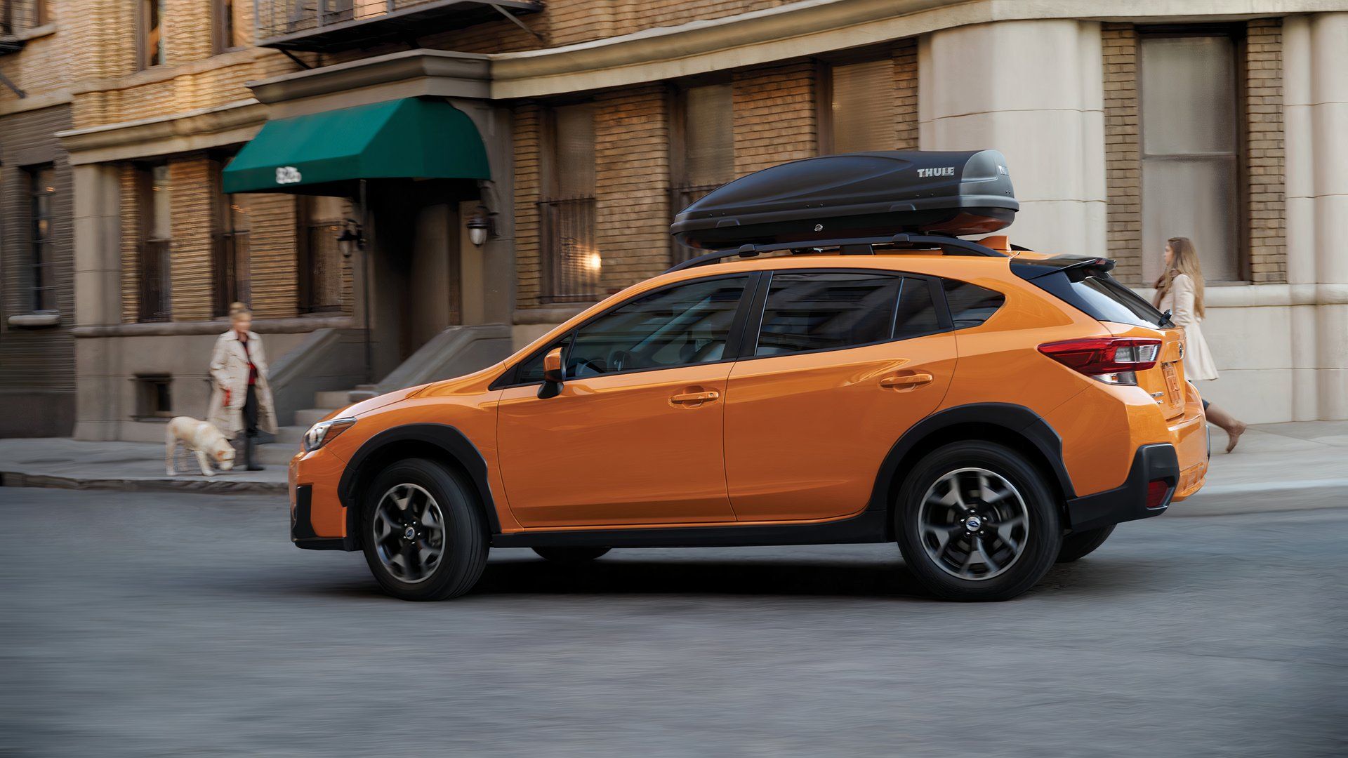 2020 Subaru Crosstrek with roof box