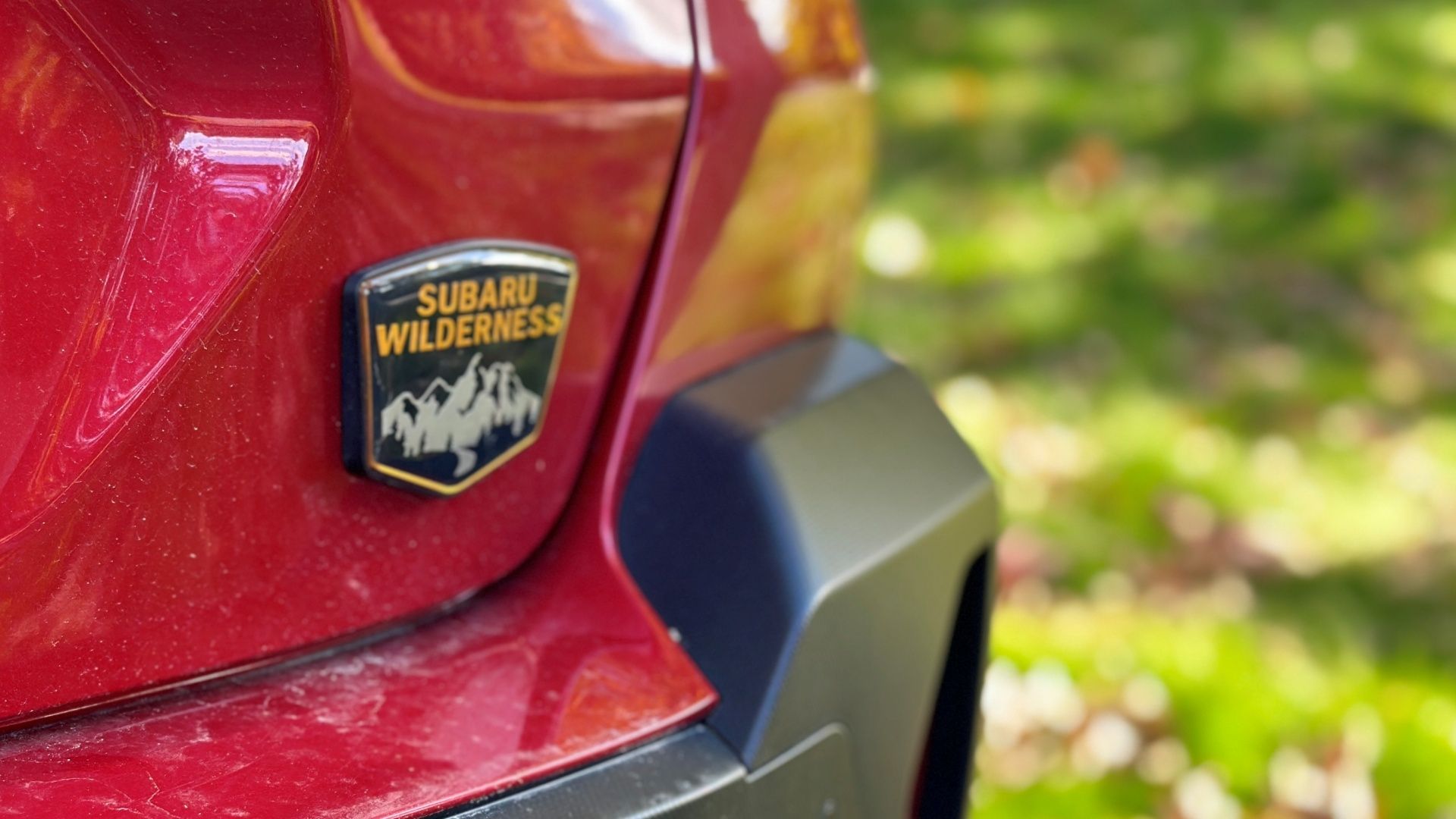 The 2024 Subaru Crosstrek Wilderness badging