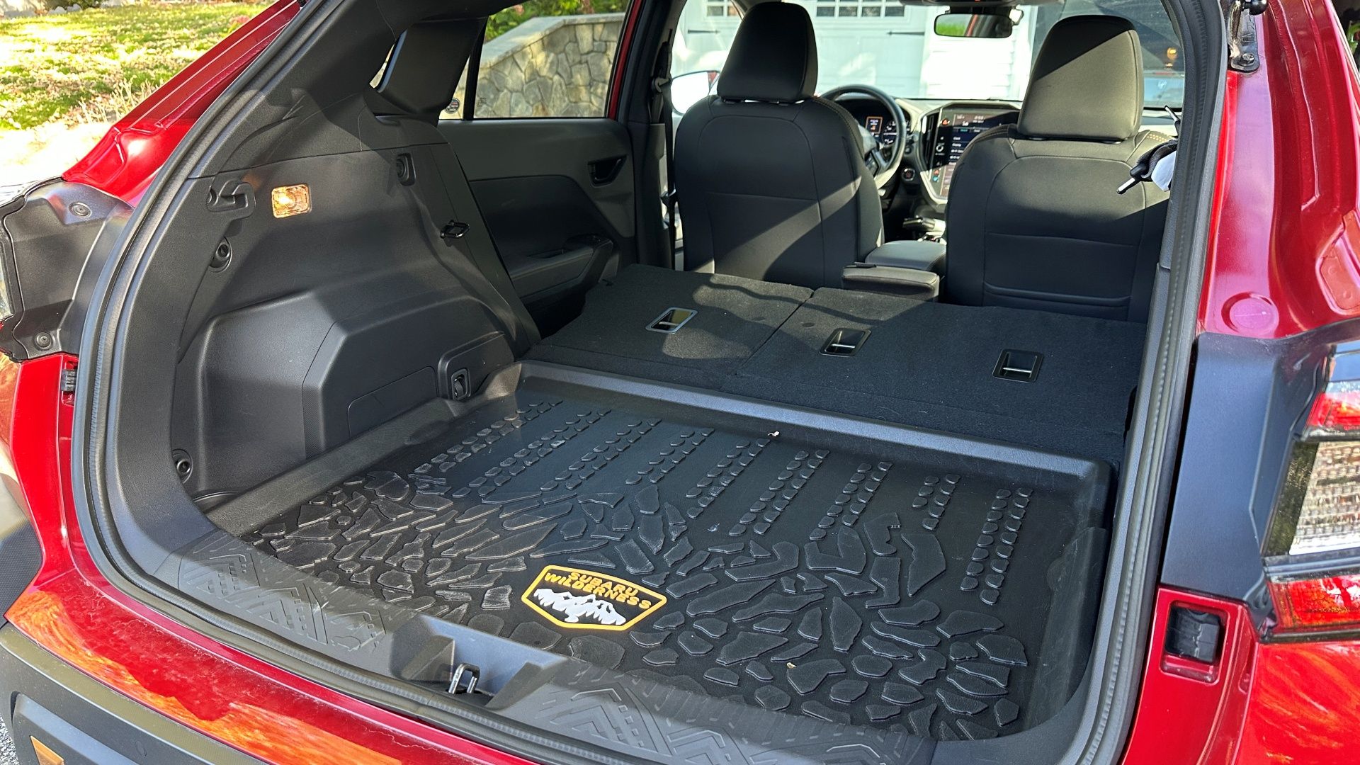 The 2024 Subaru Crosstrek Wilderness seats down