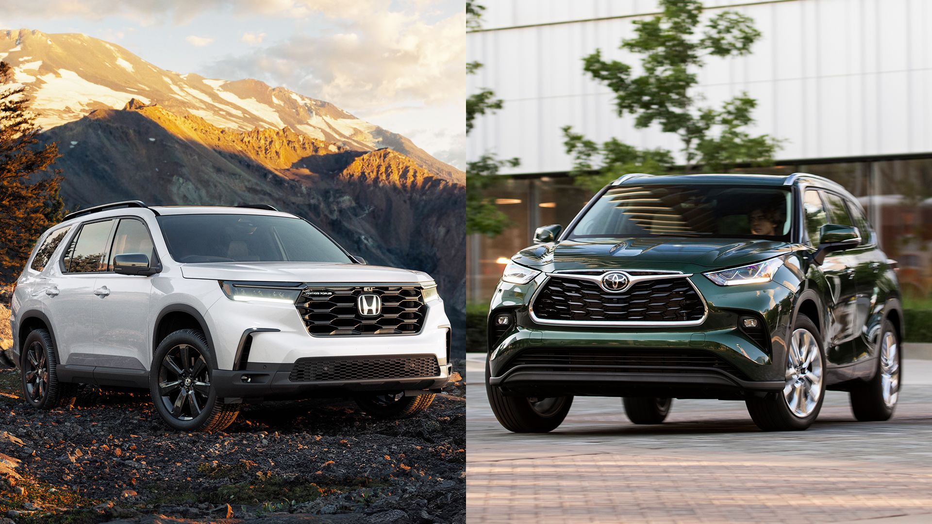 Honda Pilot Vs. Toyota Highlander: Three-Row Family Haulers Compared