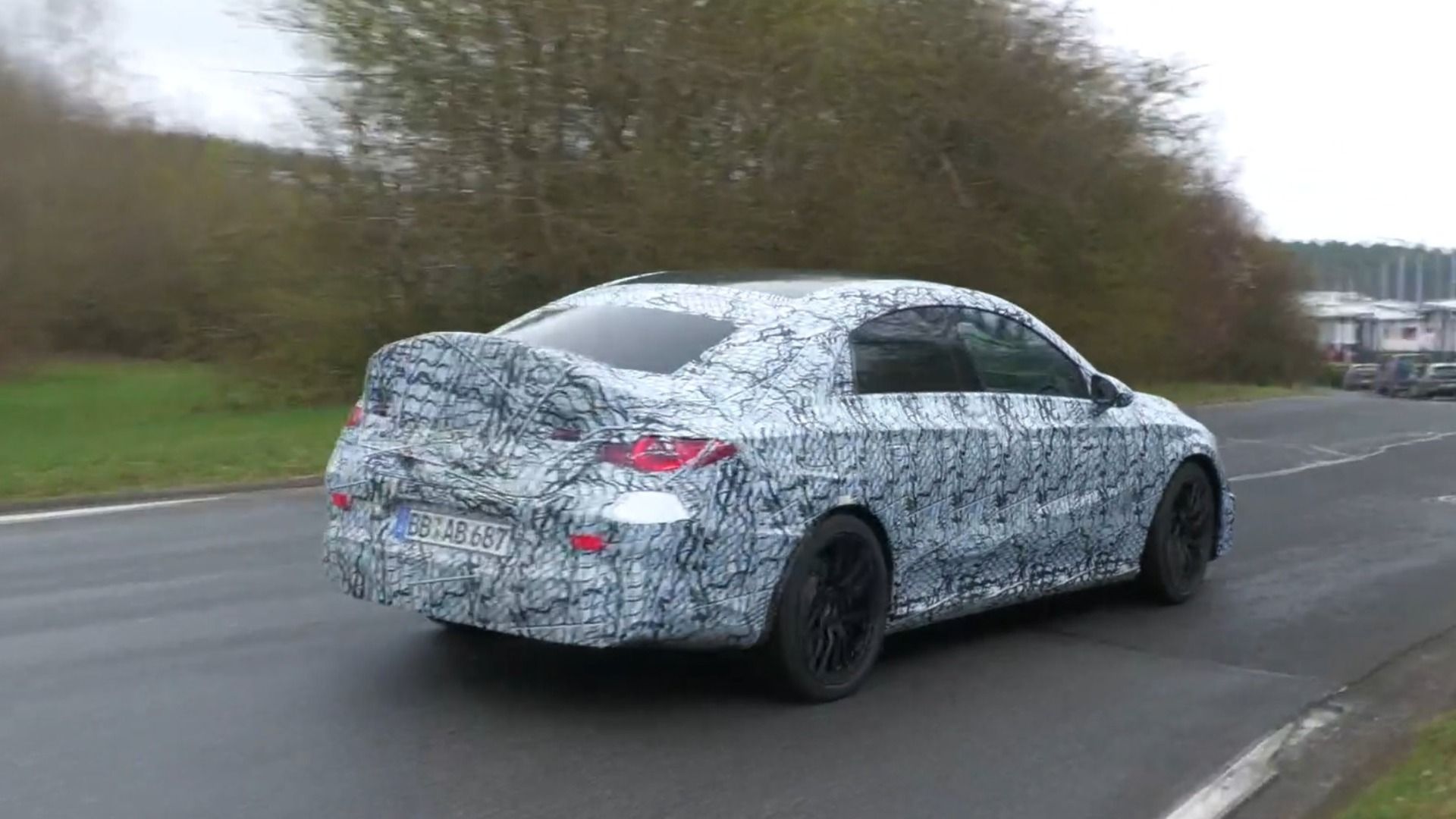 Video What's Going On At The Rear Of The 2025 MercedesAMG CLA EV?