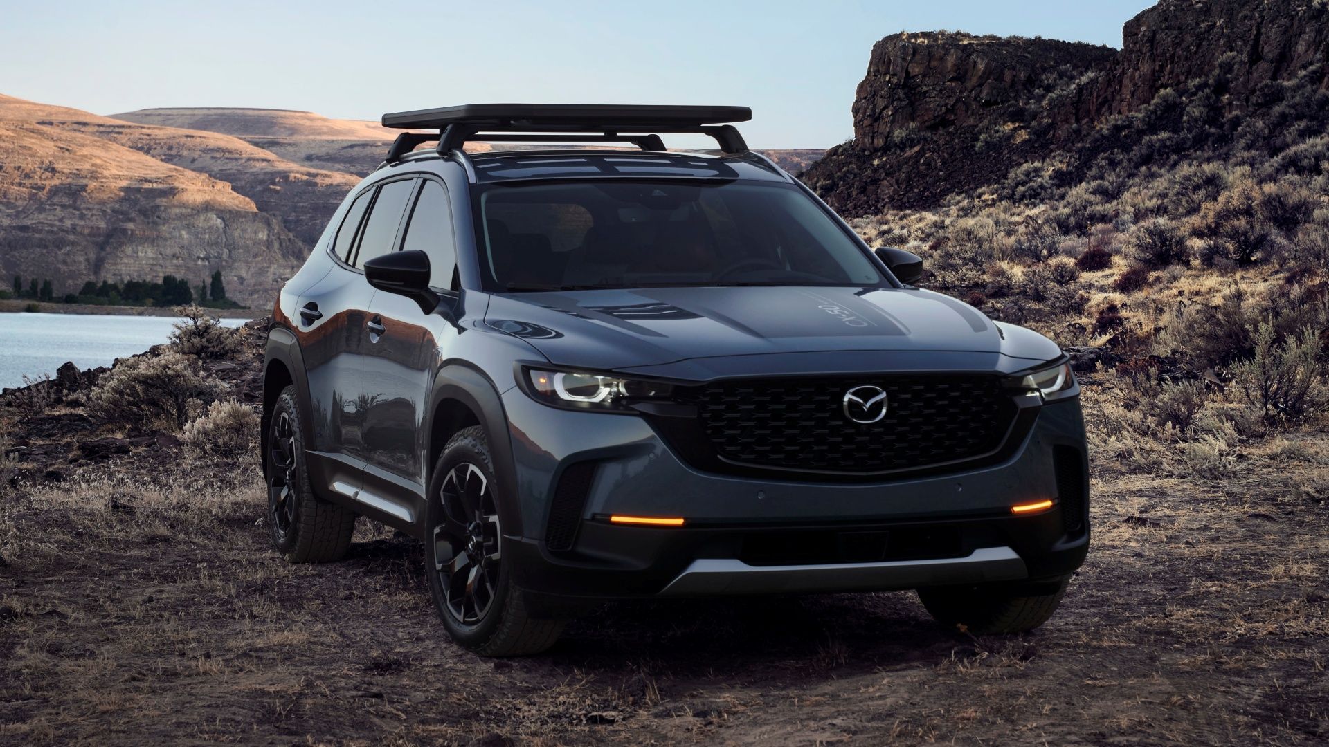 Front quarter of the 2024 Mazda CX-50