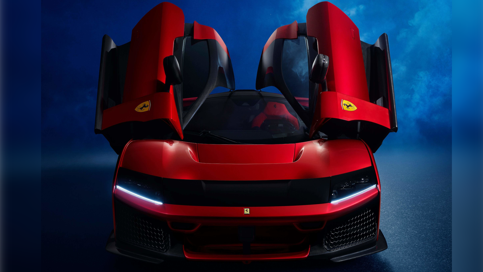 Ferrari f80 front with doors open