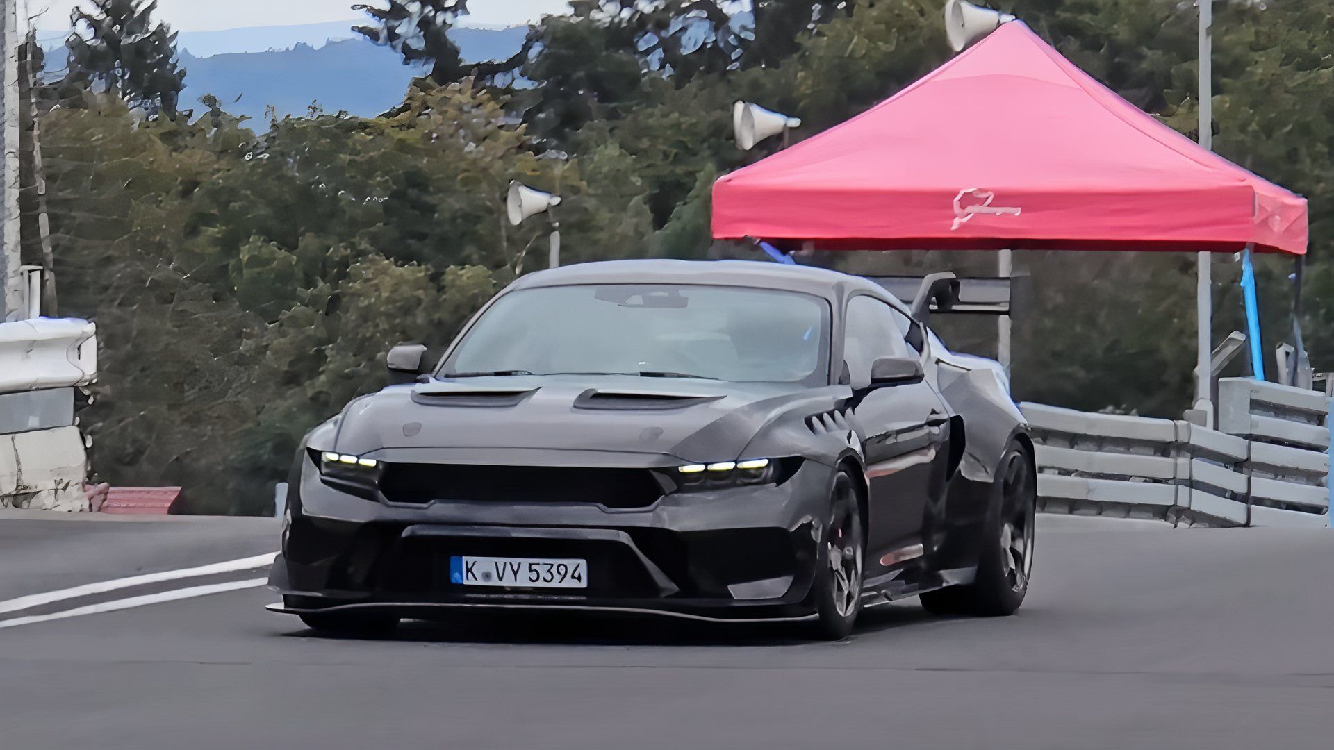 Ford Mustang GTD Attempted Its First Nüburgring Lap Here's What Went