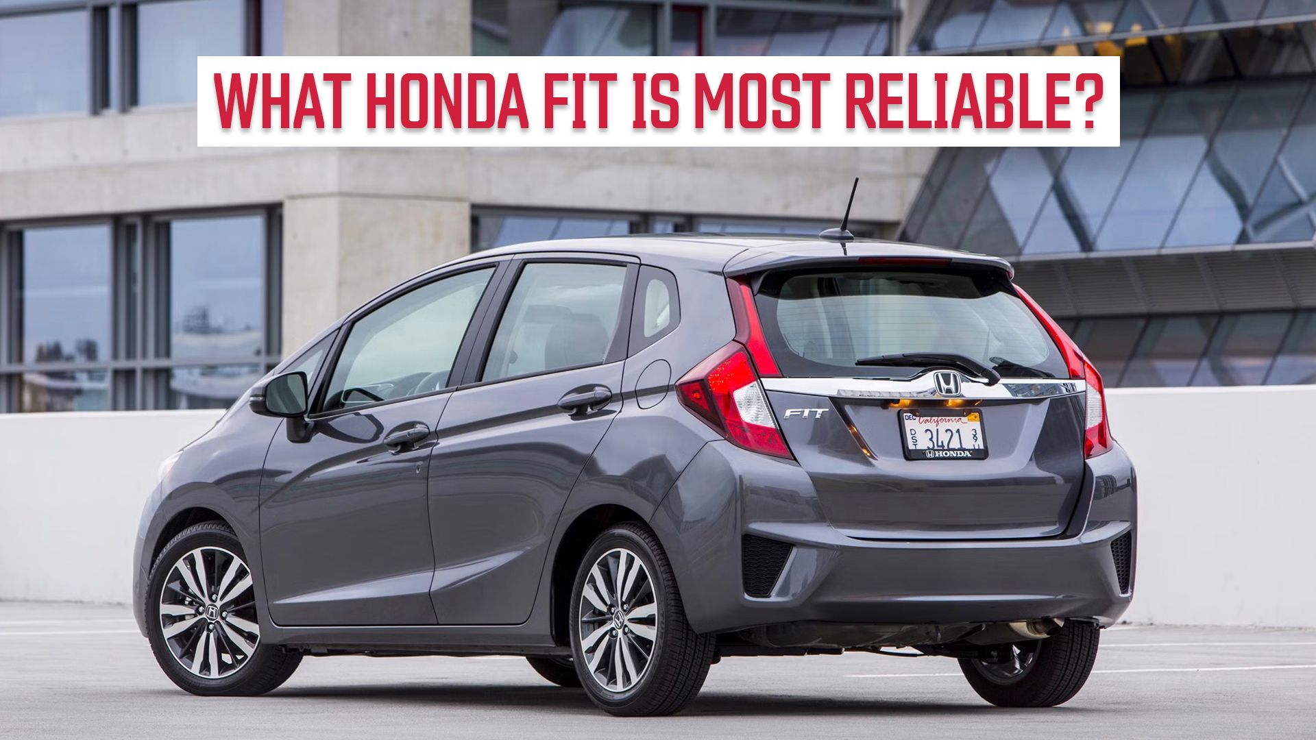Honda Fit rear 3/4