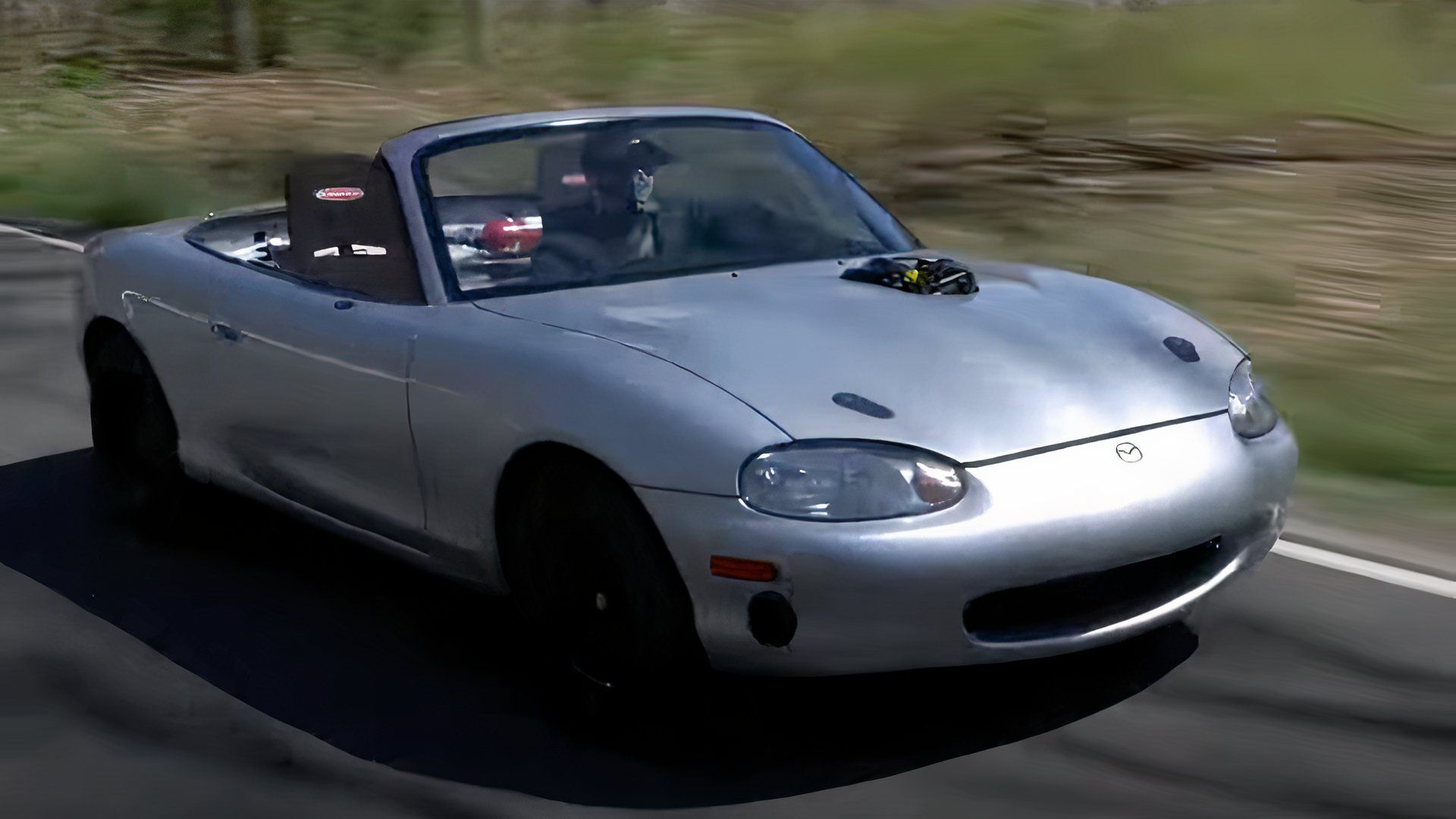 Mazda Miata NB Honda Motorcycle Engine Swap On Road