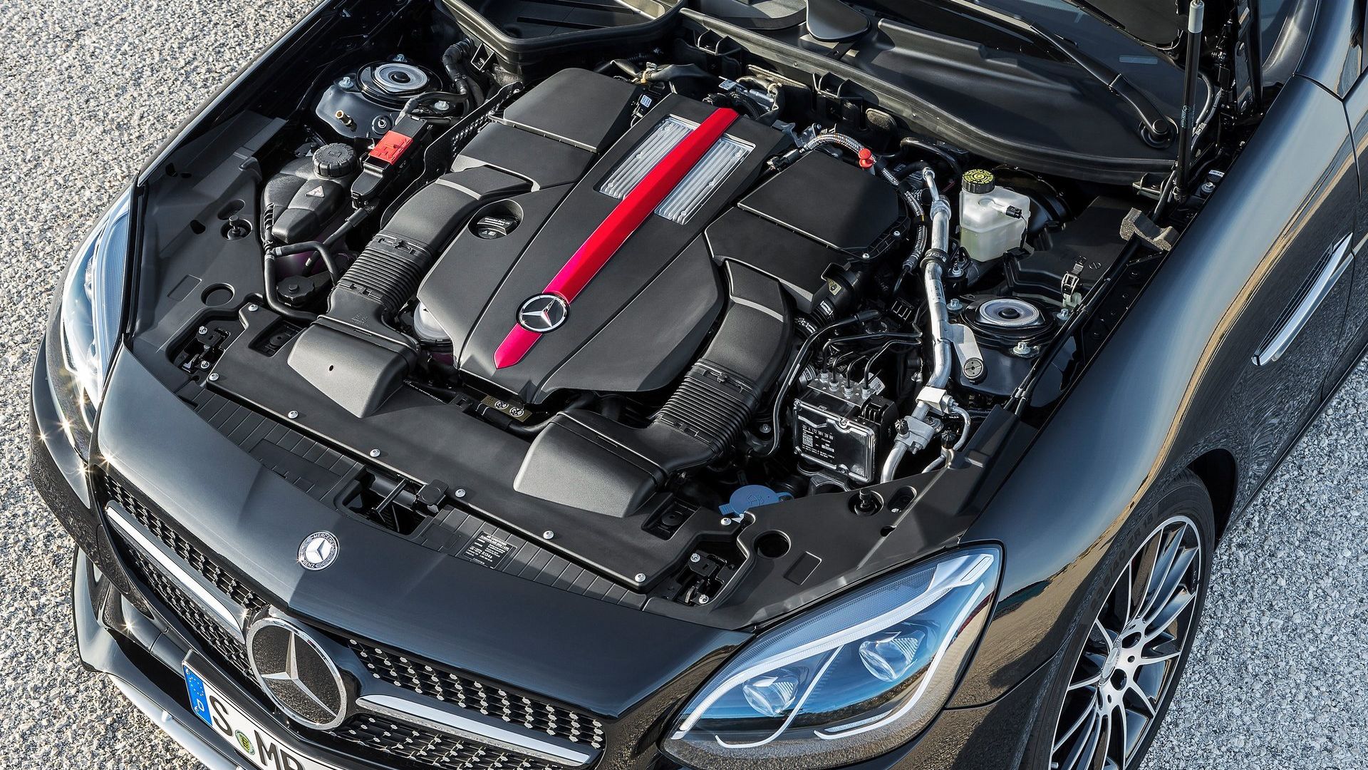 Mercedes-Benz SLC43 AMG 2017 Engine Bay