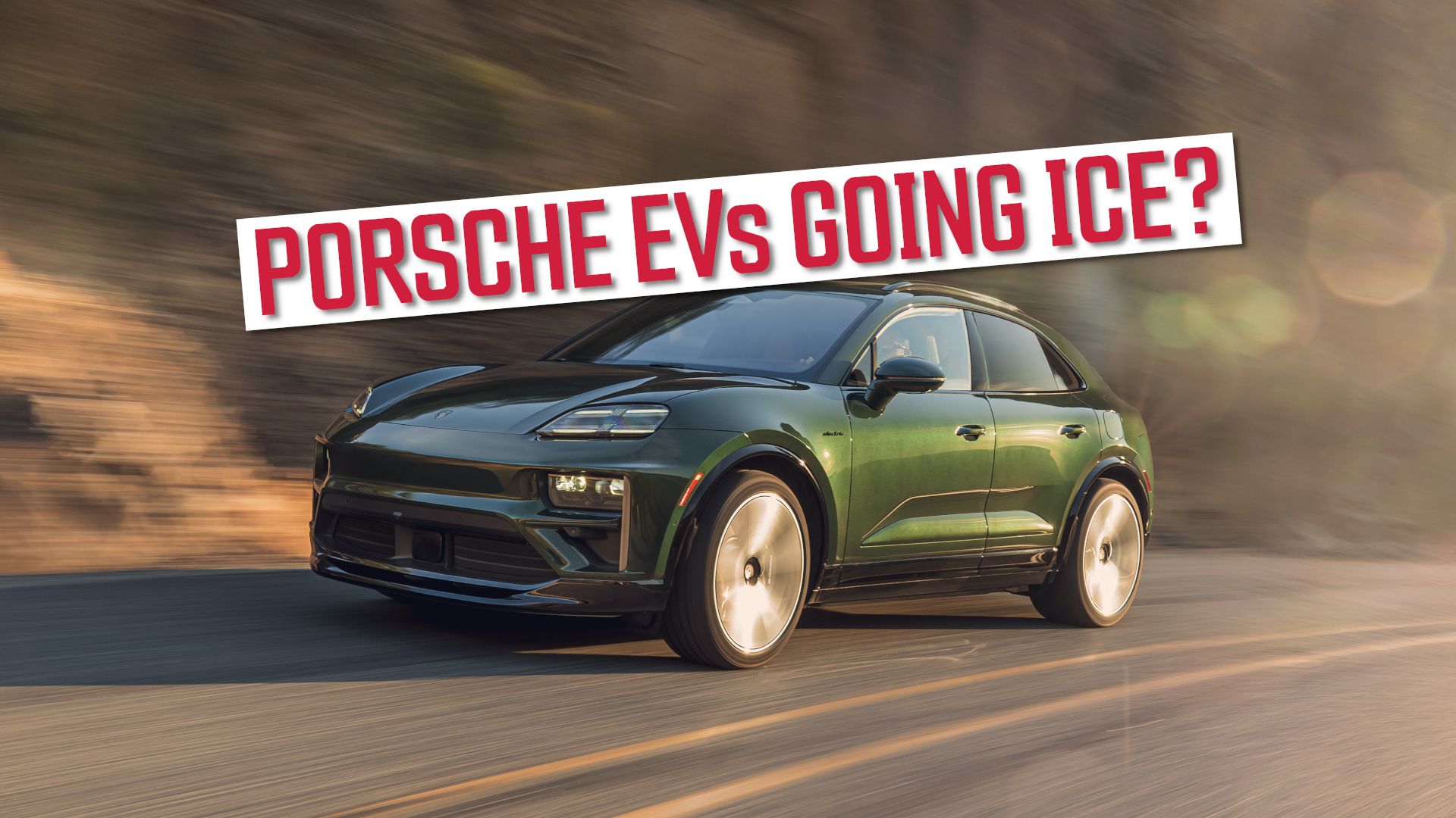 Porsche Macan Electric May Go ICE