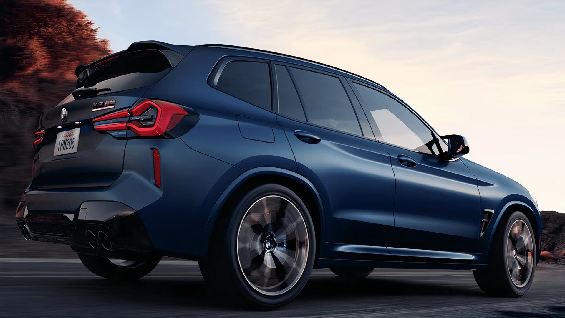 2024 BMW X3 M rear 1/4