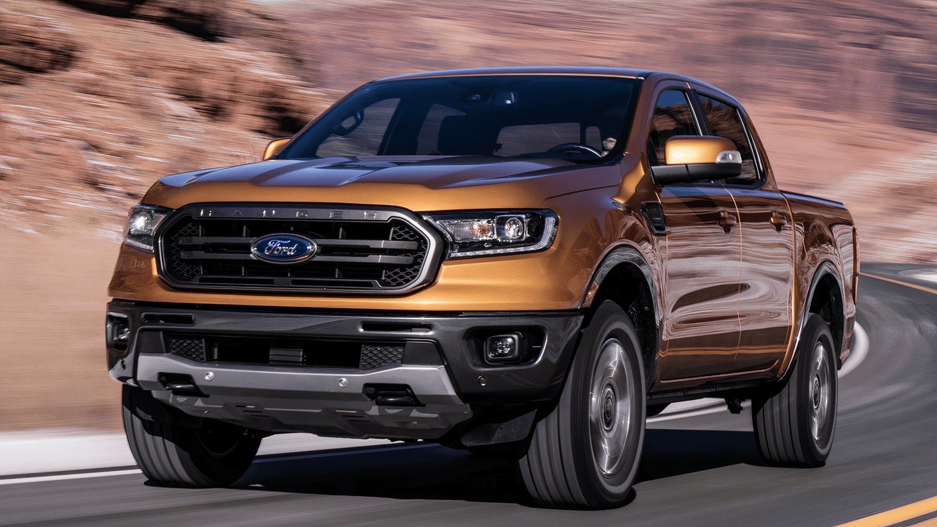 2019 Ford Ranger front 1/4