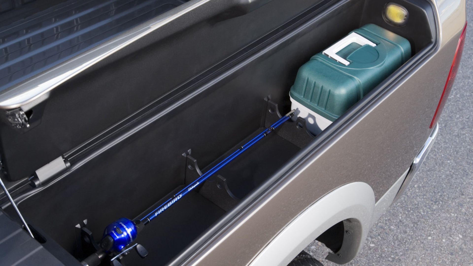 Truck bed RamBox storage compartment of the 2012 Ram 1500