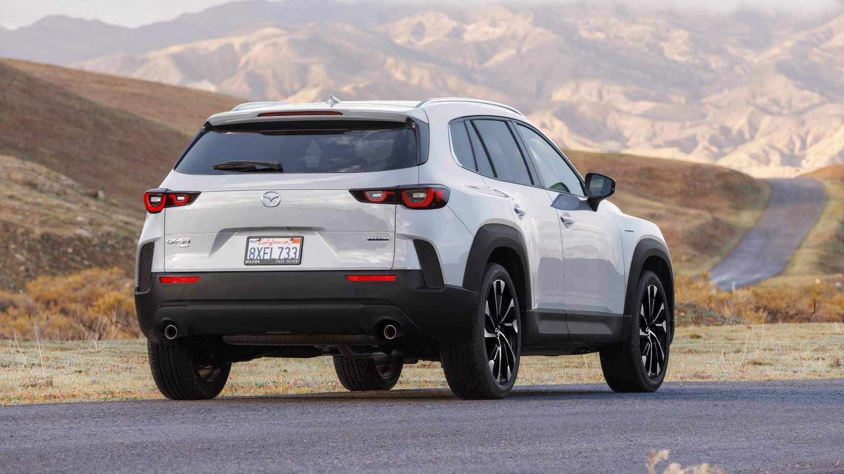 2025 Mazda CX-50 White Rear Angle