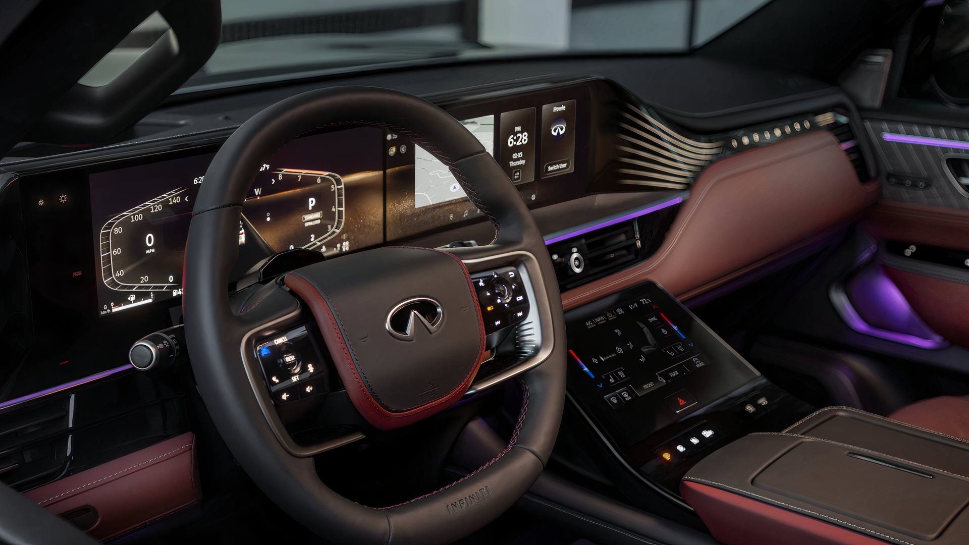 2025 Infiniti QX80 interior