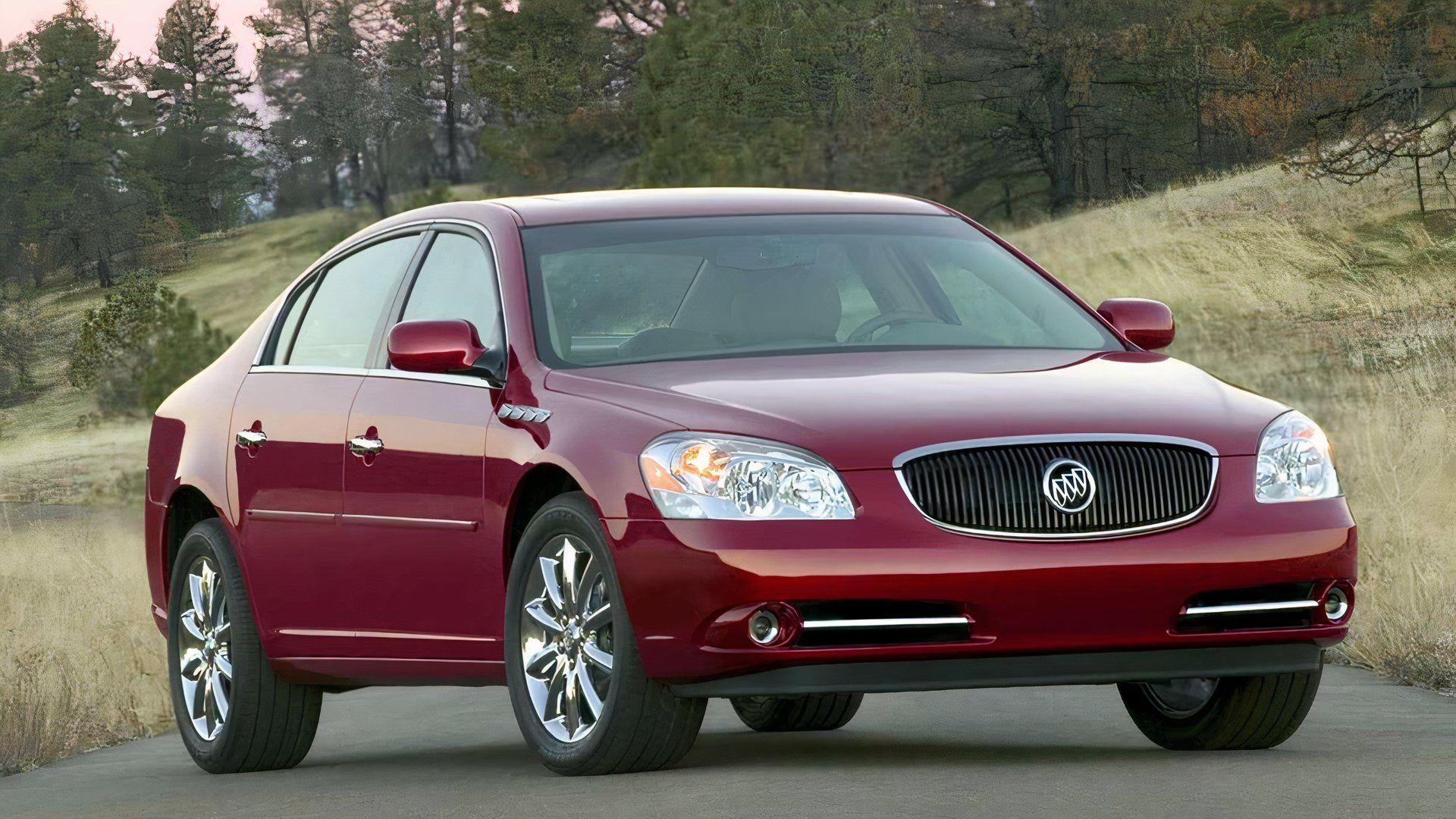 buick lucerne front red