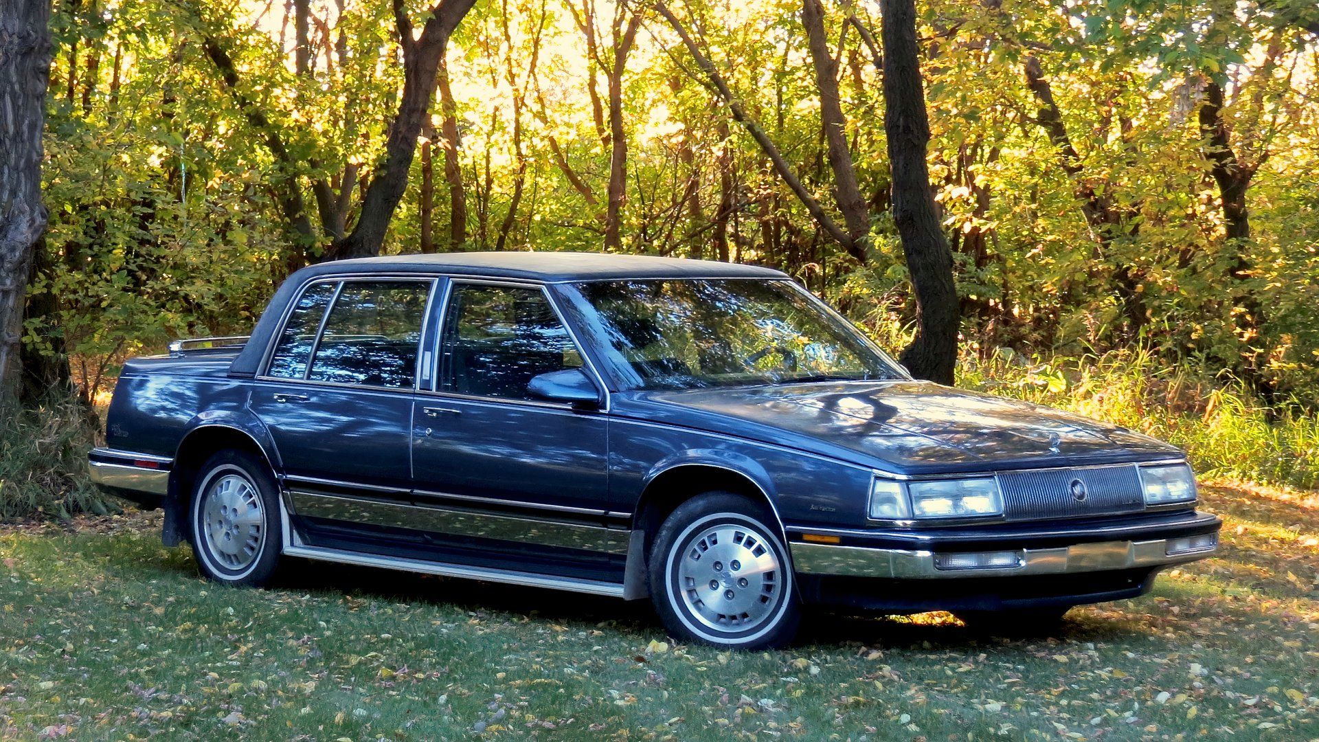 buick park avenue front blue