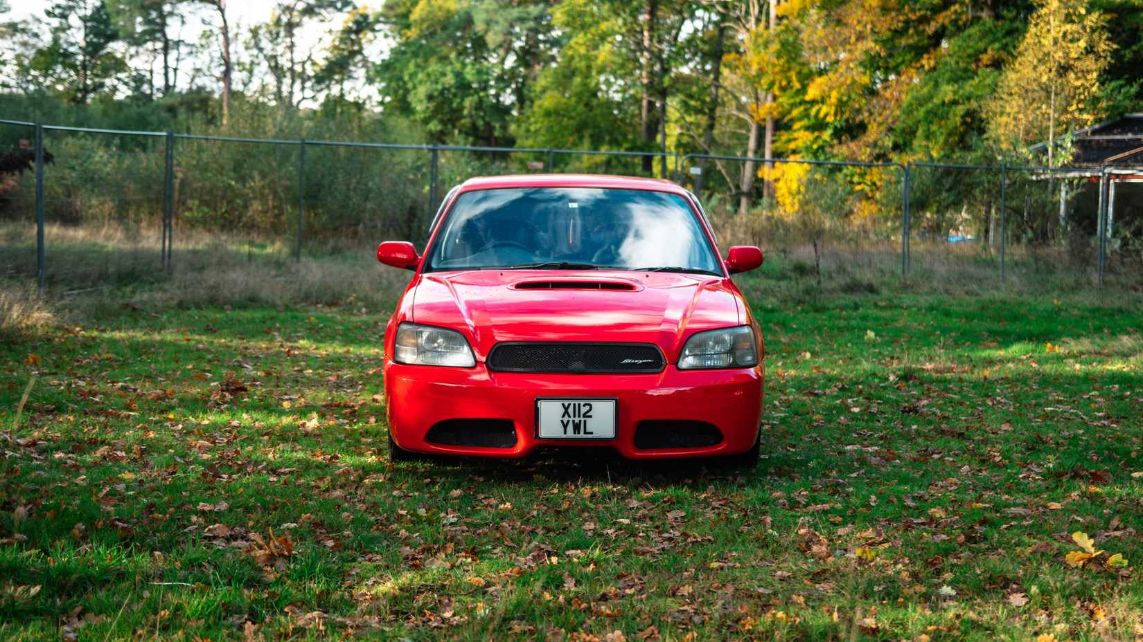 2000 Subaru Legacy B4 Blitzen Red Front