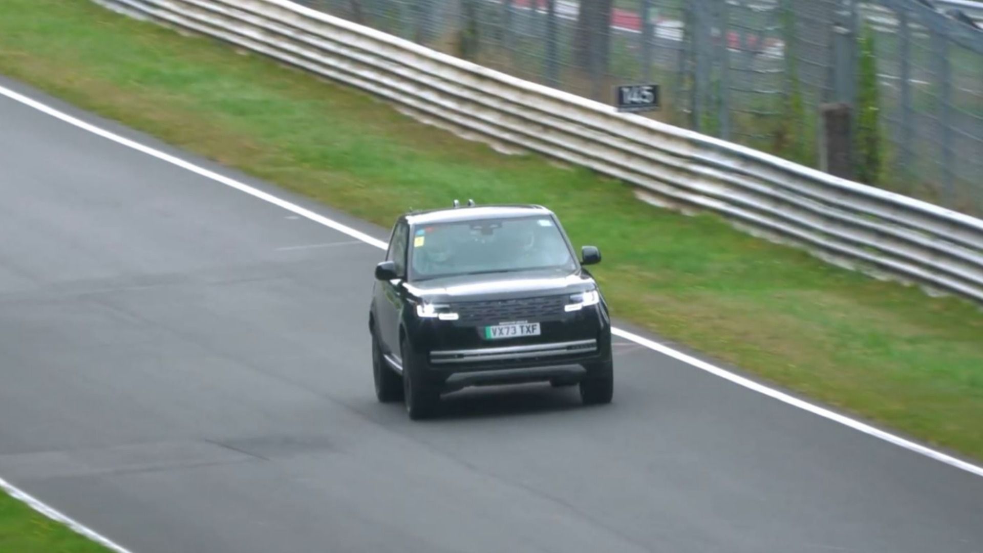 Video Watch the AllElectric Land Rover Range Rover Hurtling Around