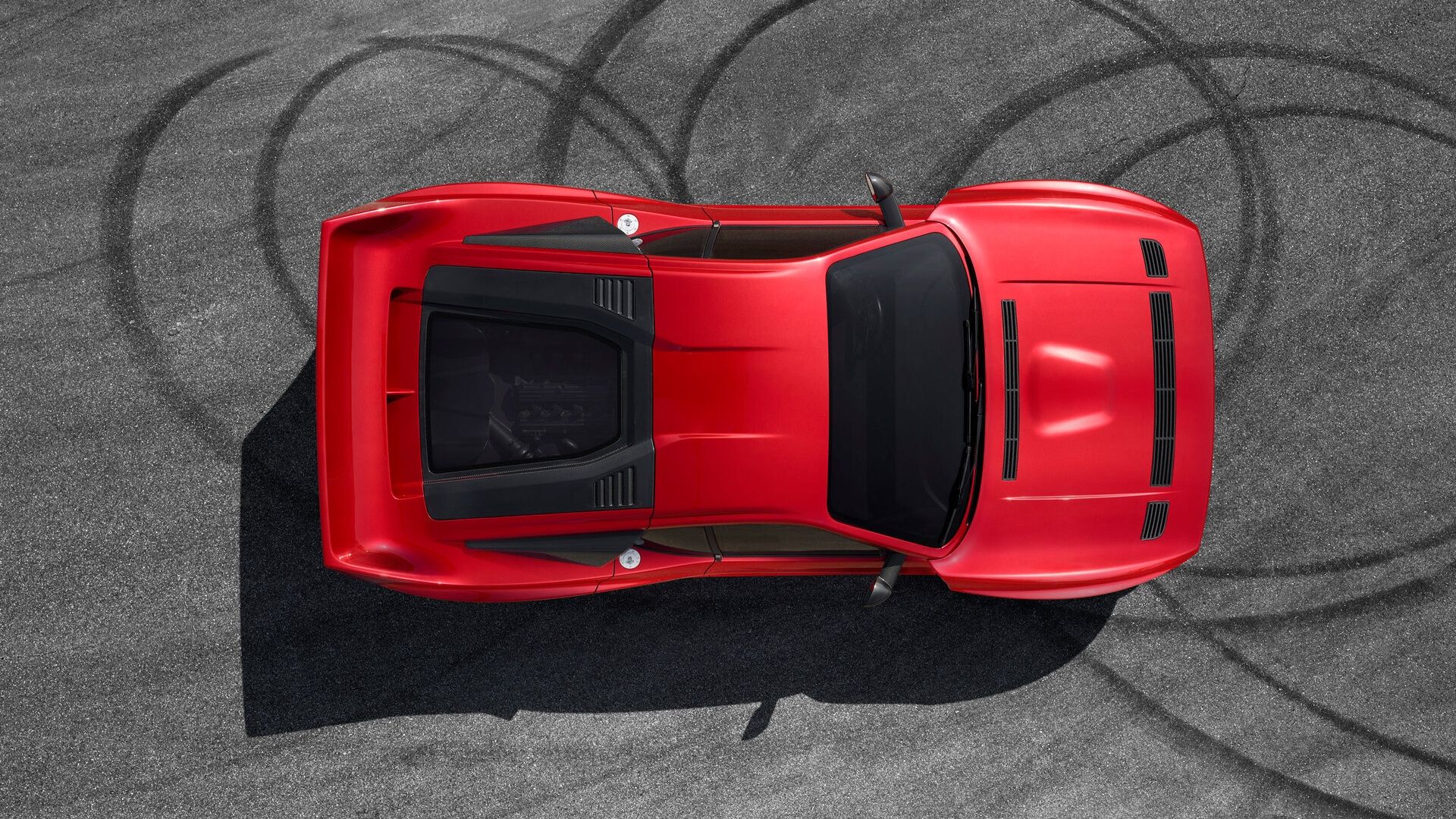Kimera Automobili EVO37 Red Top View