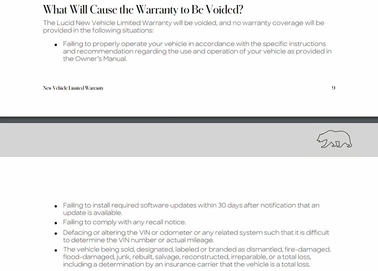 Lucid Warranty Document