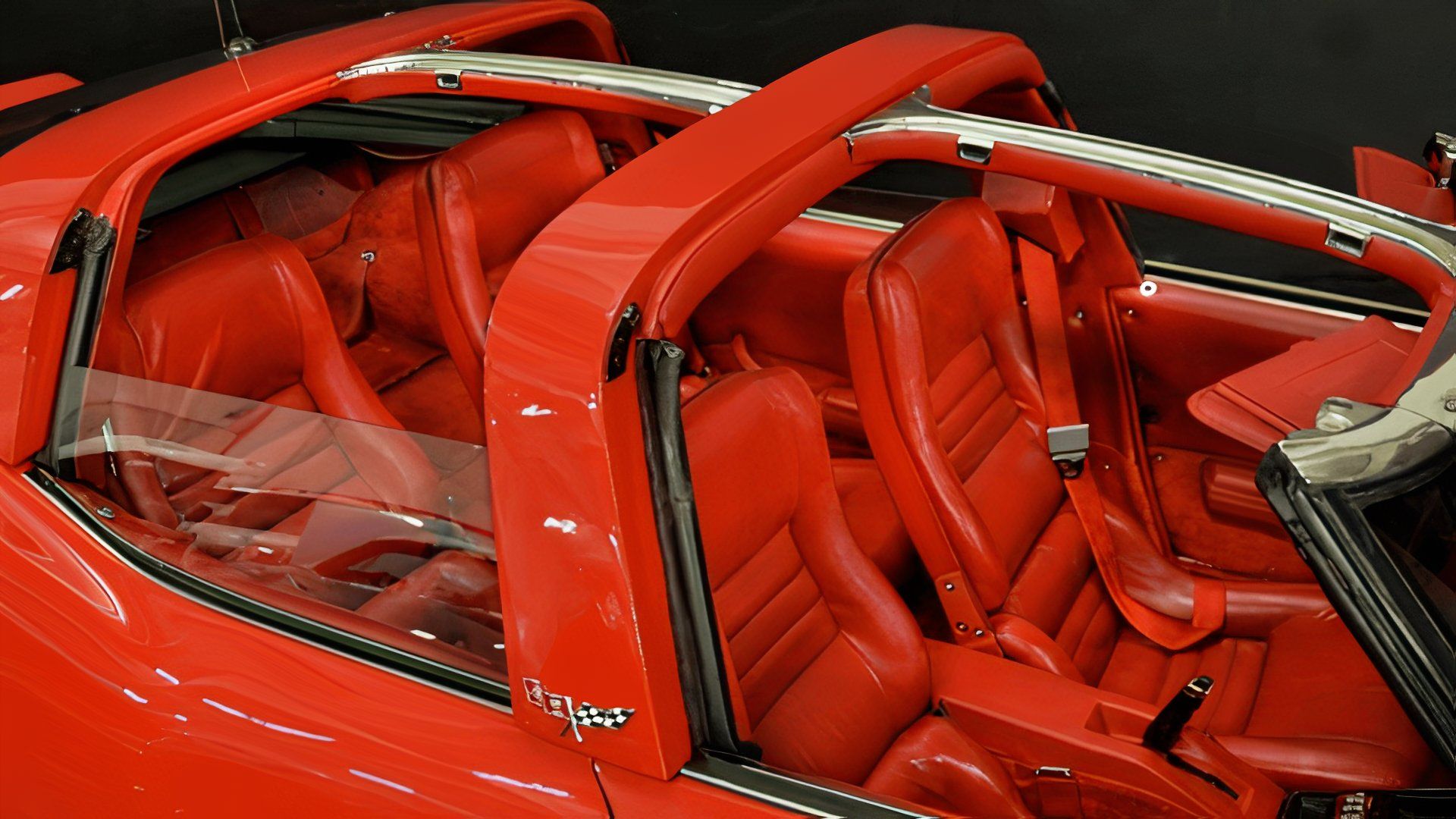 1980 four-door Corvette interior