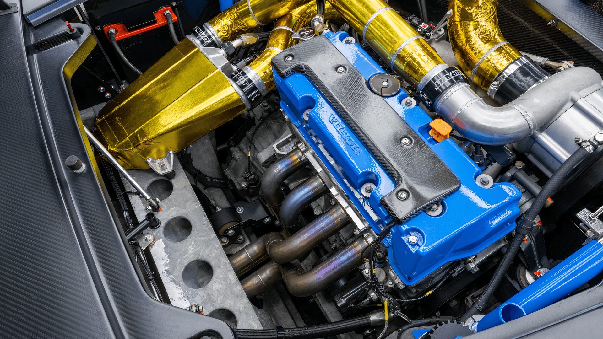 Supercharged K24 Honda engine