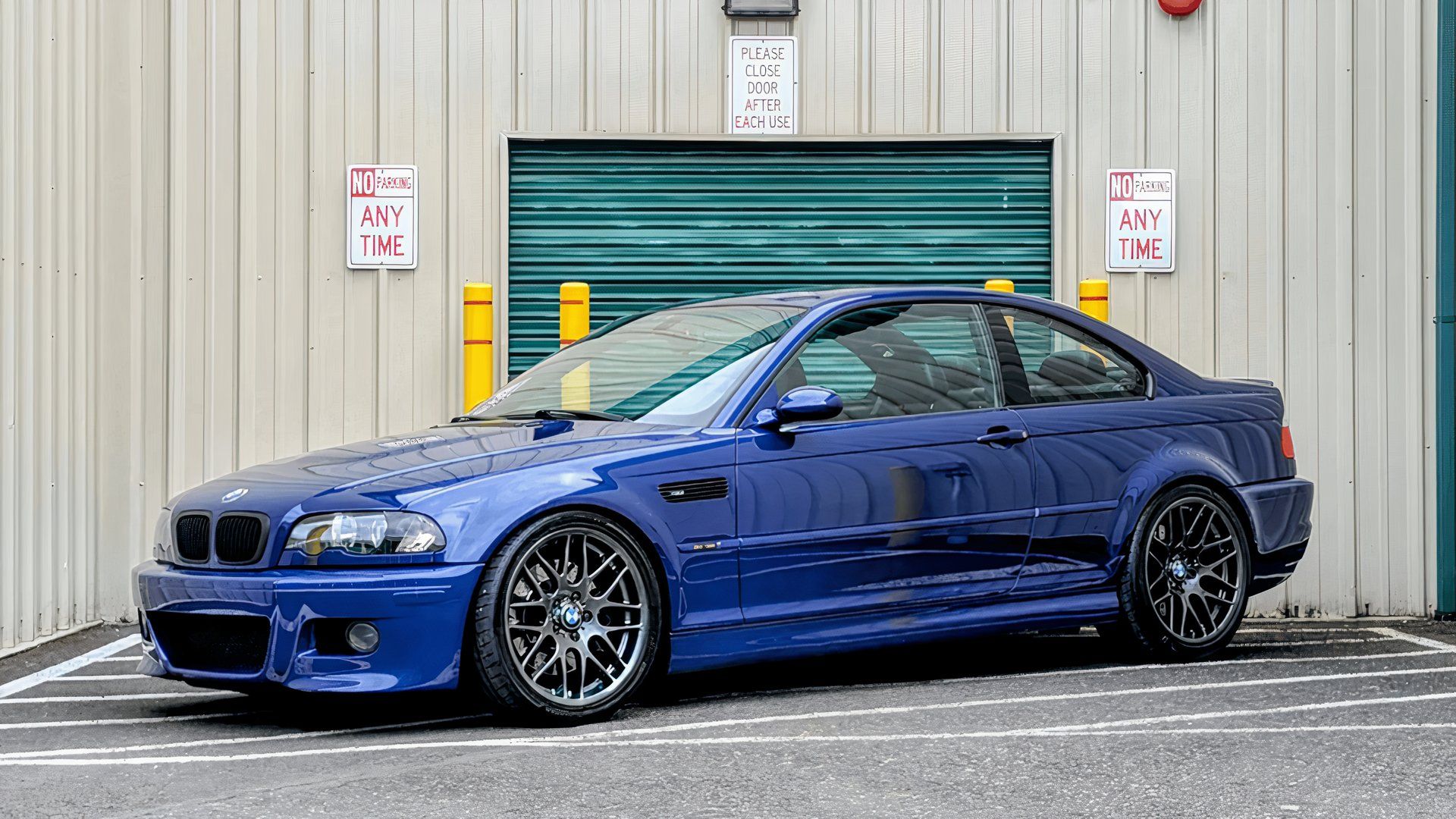 BMW E46 M3 Coupe front 1/4