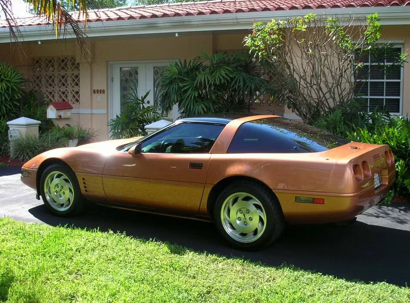 1986 Chevrolet Corvette Coupe Copper Metallic Rear Angle