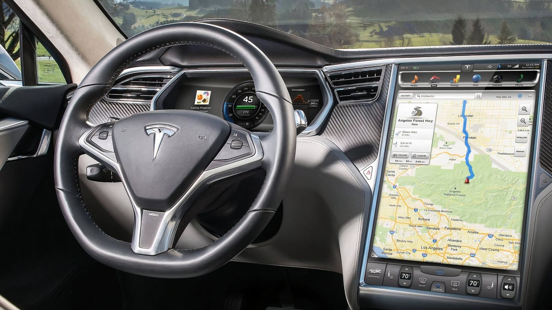 2012 Tesla Model S Performance Interior Photos