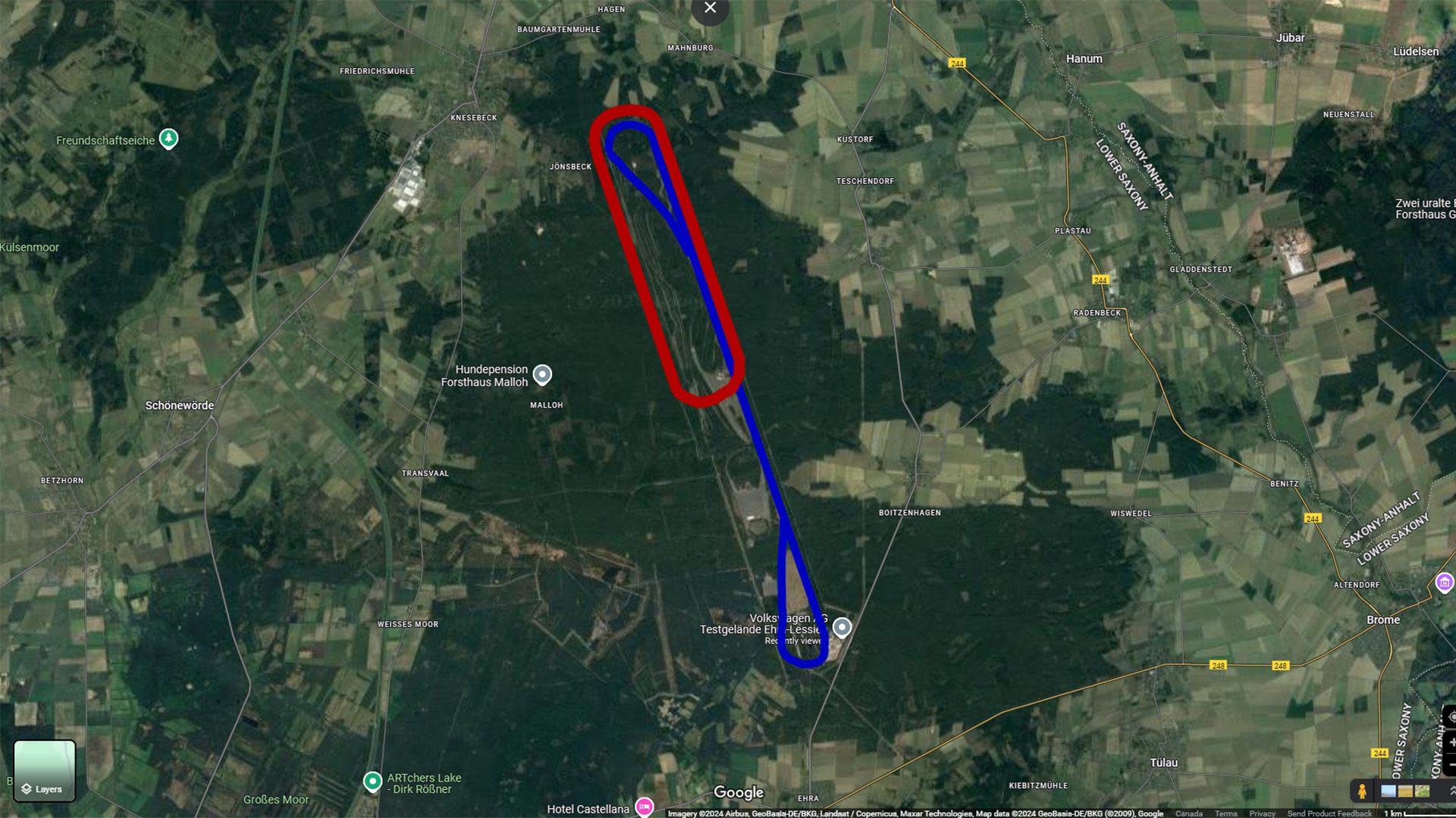 Test Tracks Compared