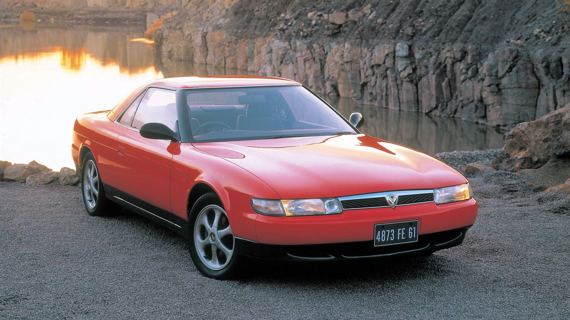 1990 Mazda Eunos Cosmo JC Red Front Angle