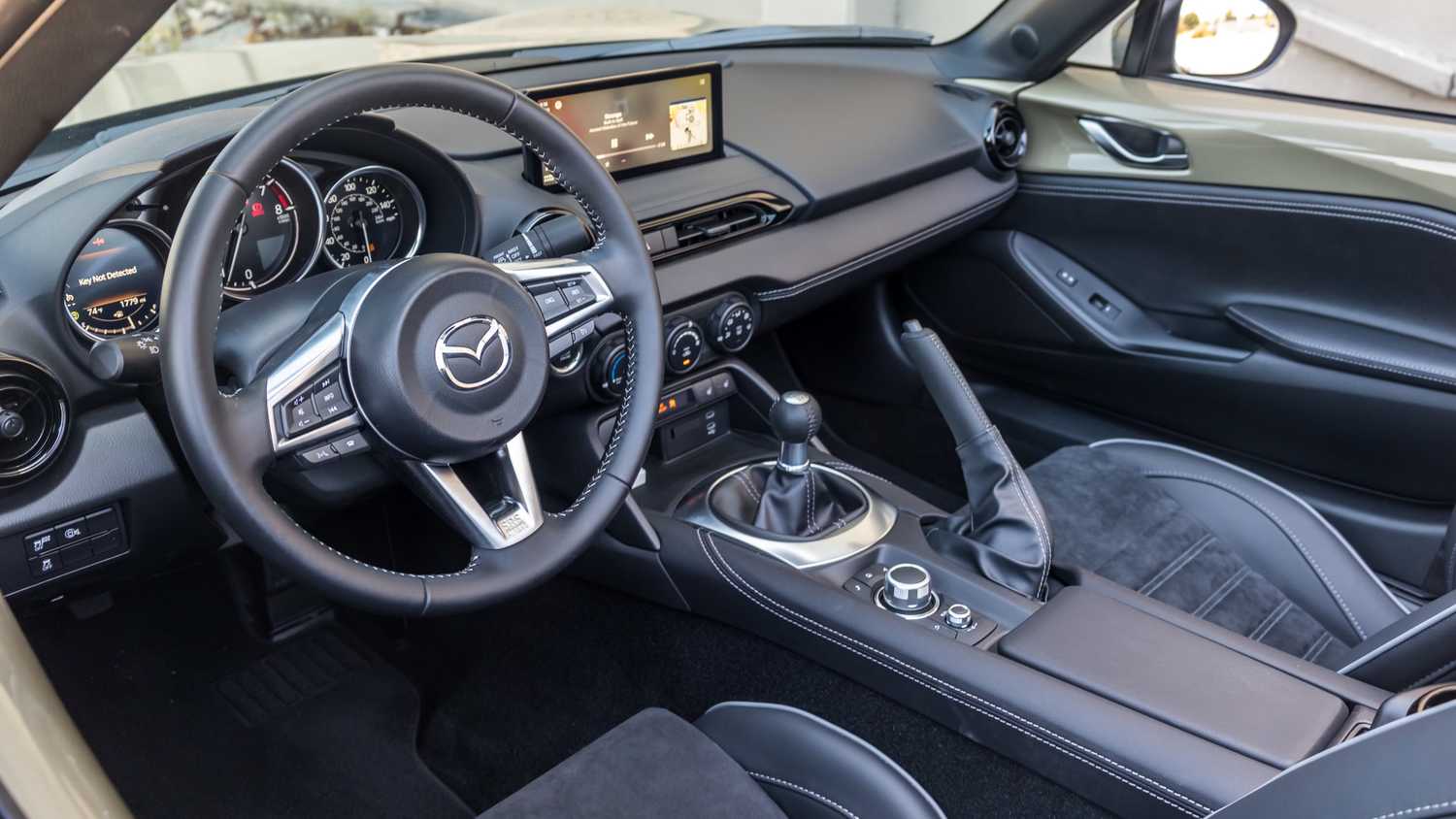 2024 Mazda MX-5 Miata Black Interior Dashboard