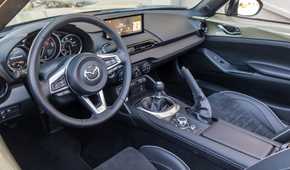 2024 Mazda MX-5 Miata Black Interior Dashboard