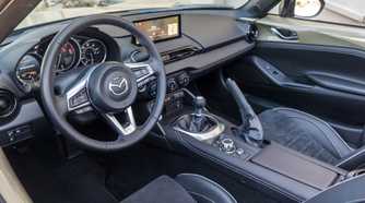 2024 Mazda MX-5 Miata Black Interior Dashboard