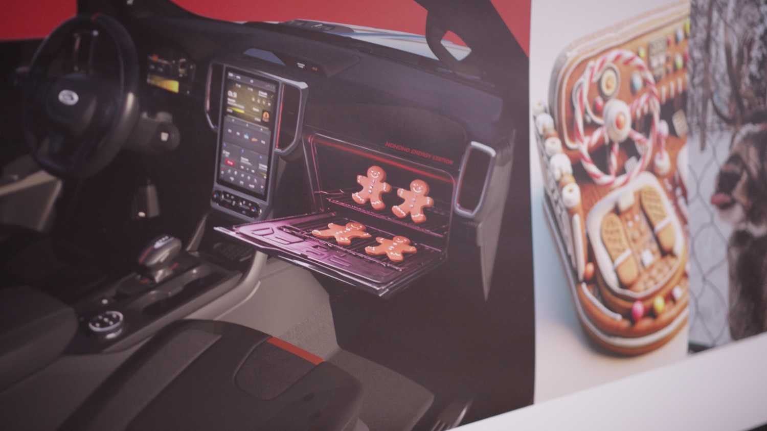 Power Ranger Gingerbread Design Ford Gives Santa Claus A 3-Million-MPH Gingerbread Oven Shaped Like A ...