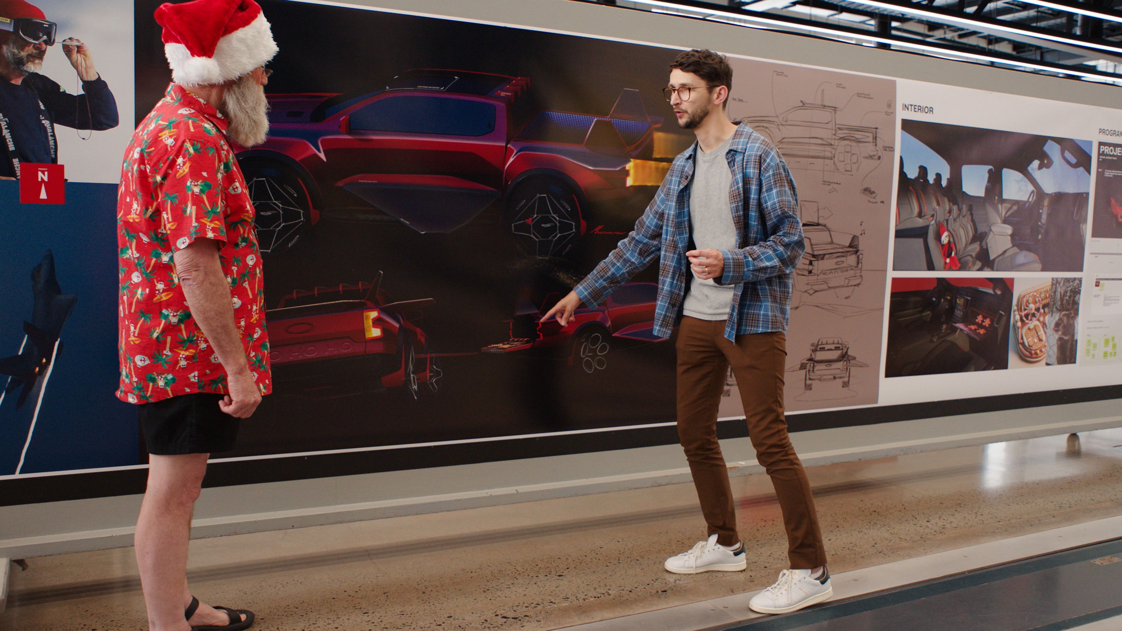 Ford Gives Santa Claus A 3-Million-MPH Gingerbread Oven Shaped Like A ...
