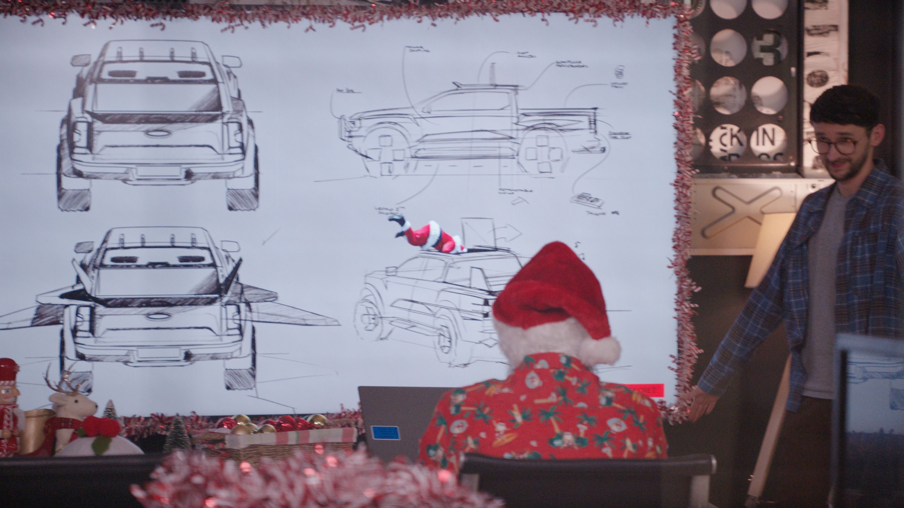 Ford Gives Santa Claus A 3-Million-MPH Gingerbread Oven Shaped Like A ...