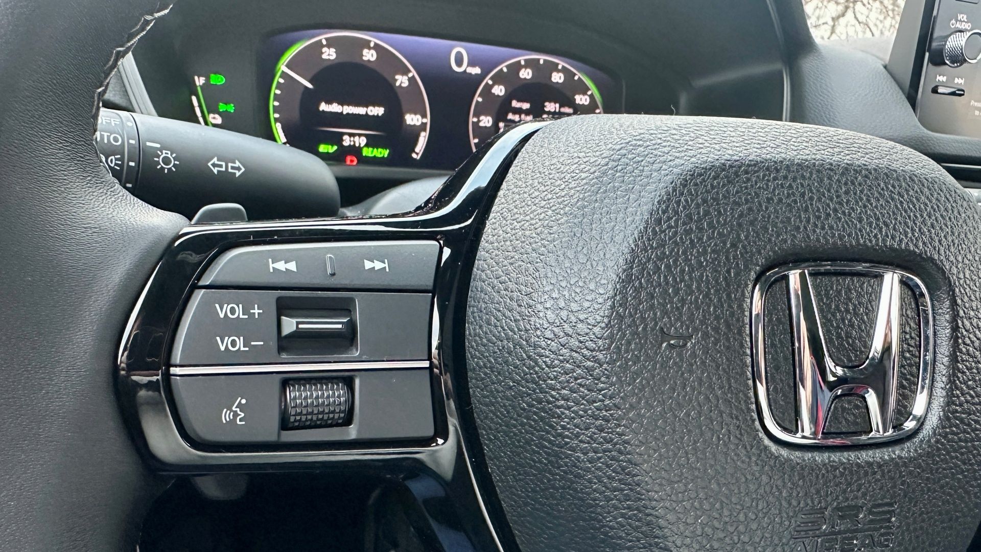 2025 Honda Civic Hybrid steering wheel