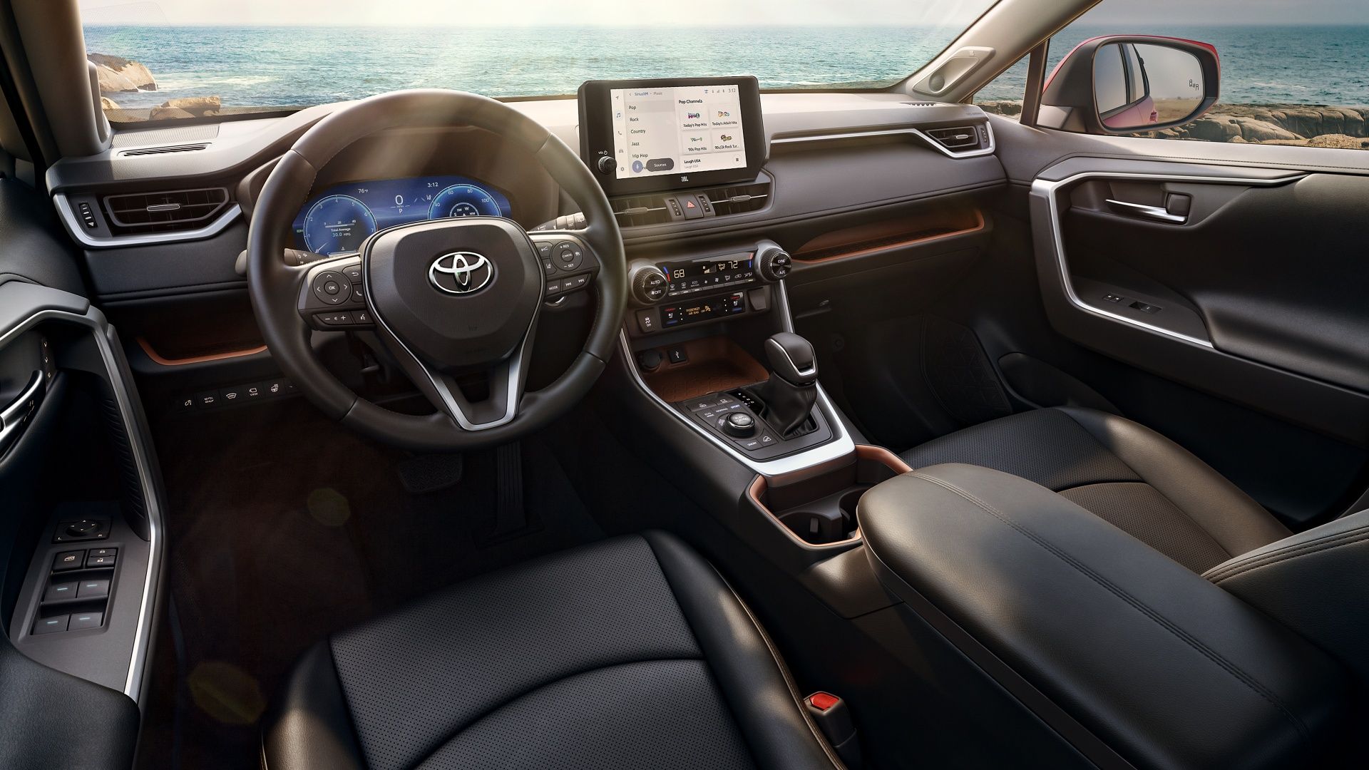Приборная панель Toyota RAV4 2025 года