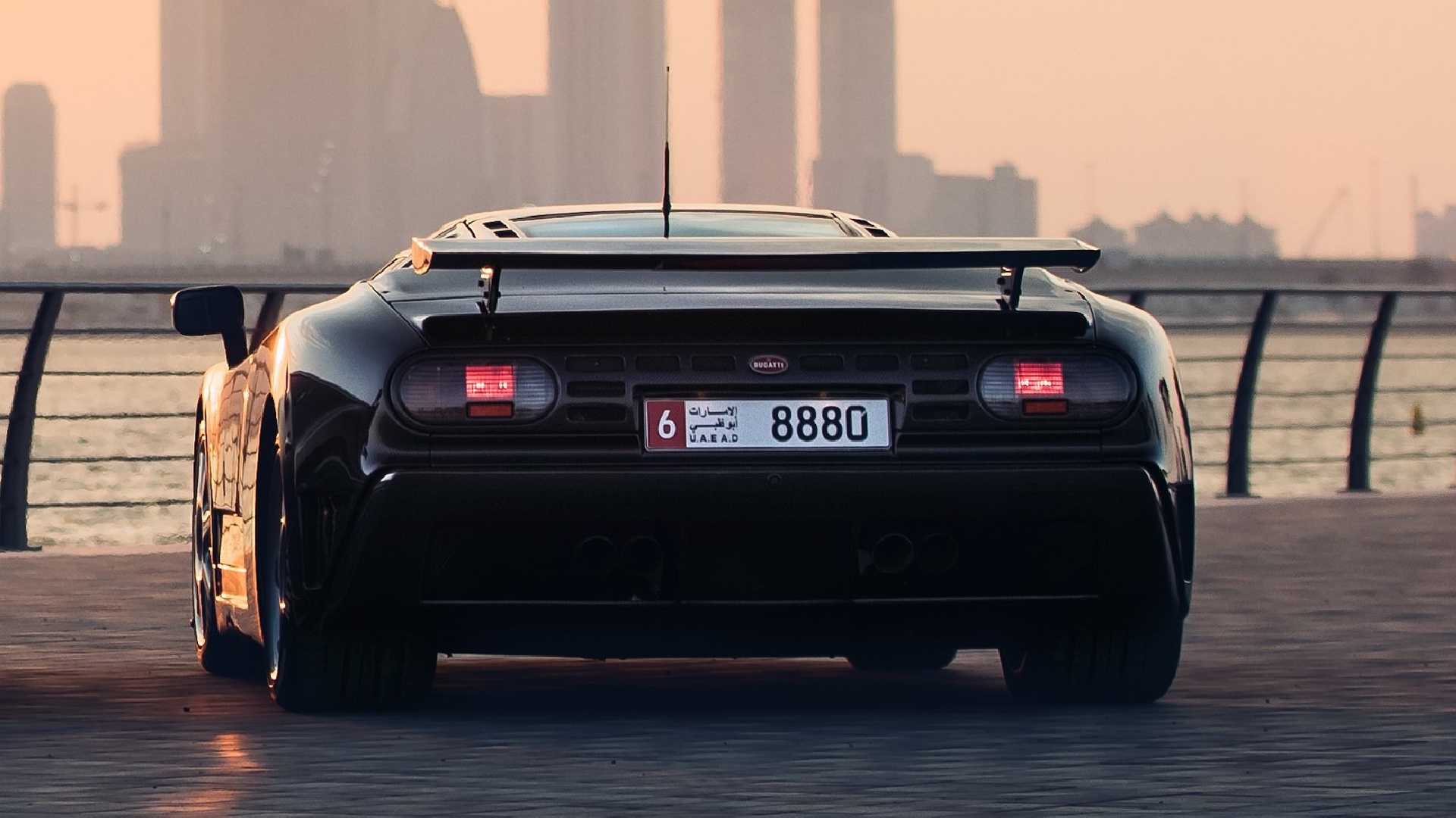Bugatti Eb110 Rear View The Only Quad Turbo Production Cars In History