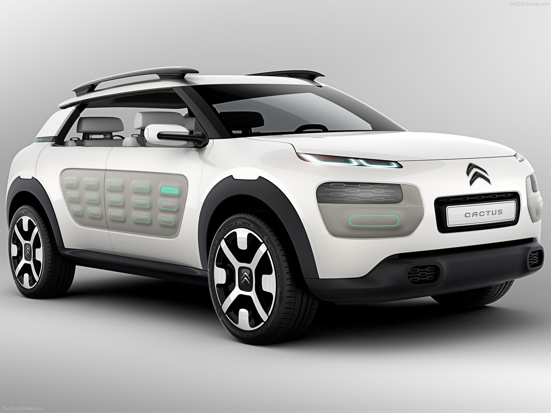 2013 Citroen Cactus Concept White Front Angle