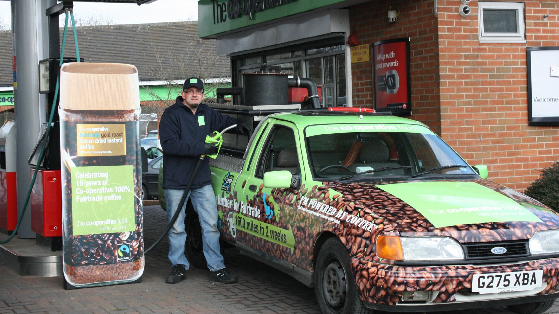 Coffee-Powered Car