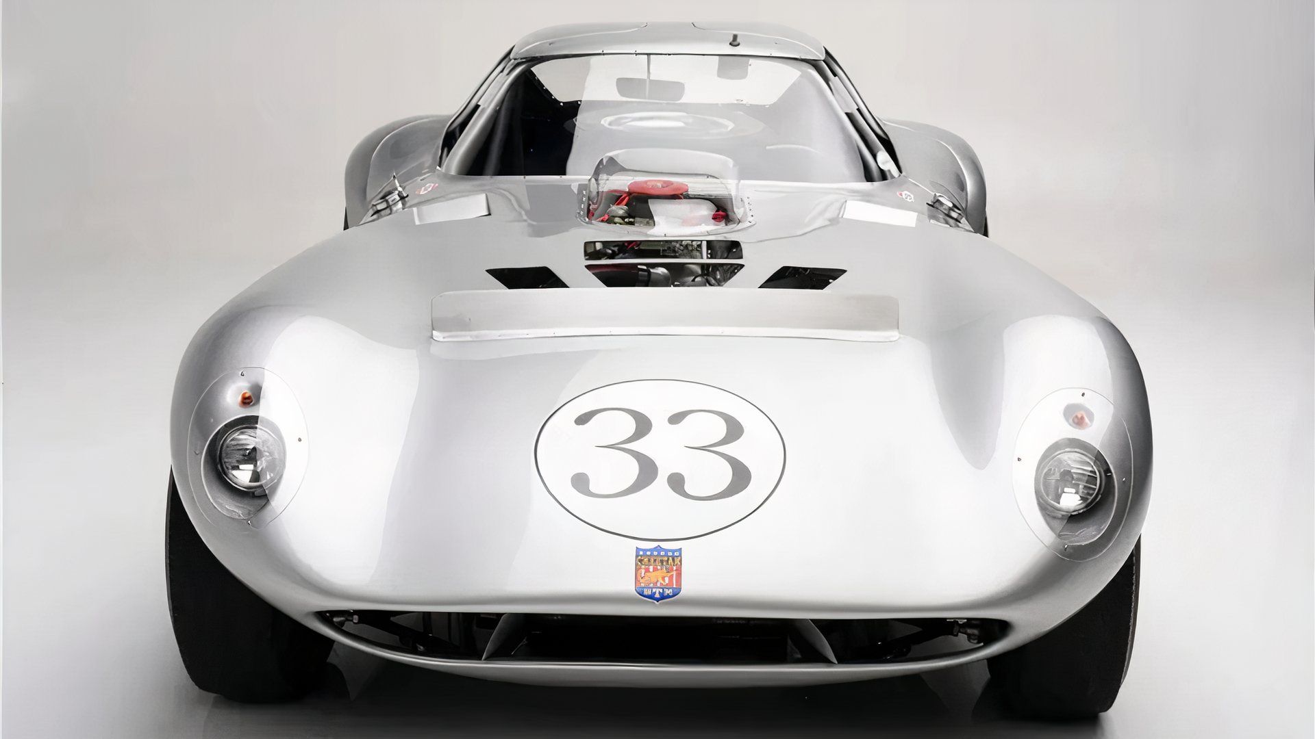 corvette cheetah front silver