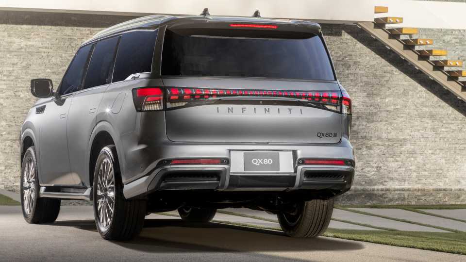 Infinity Qx80 Rear 2025 Infiniti QX80 Pricing, Photos & Specs