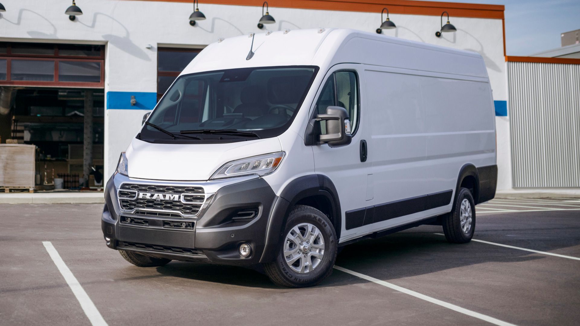 Ram ProMaster EV front 3/4