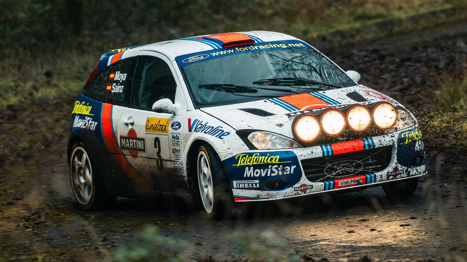 Tour de Corse Rallye 2000 C.McRae / N.Grist Ford Focus WRC 00 Abandon - Accident Tour de Corse Rallye 2000 C.McRae / N.Grist Ford Focus WRC 00 Abandon - Accident