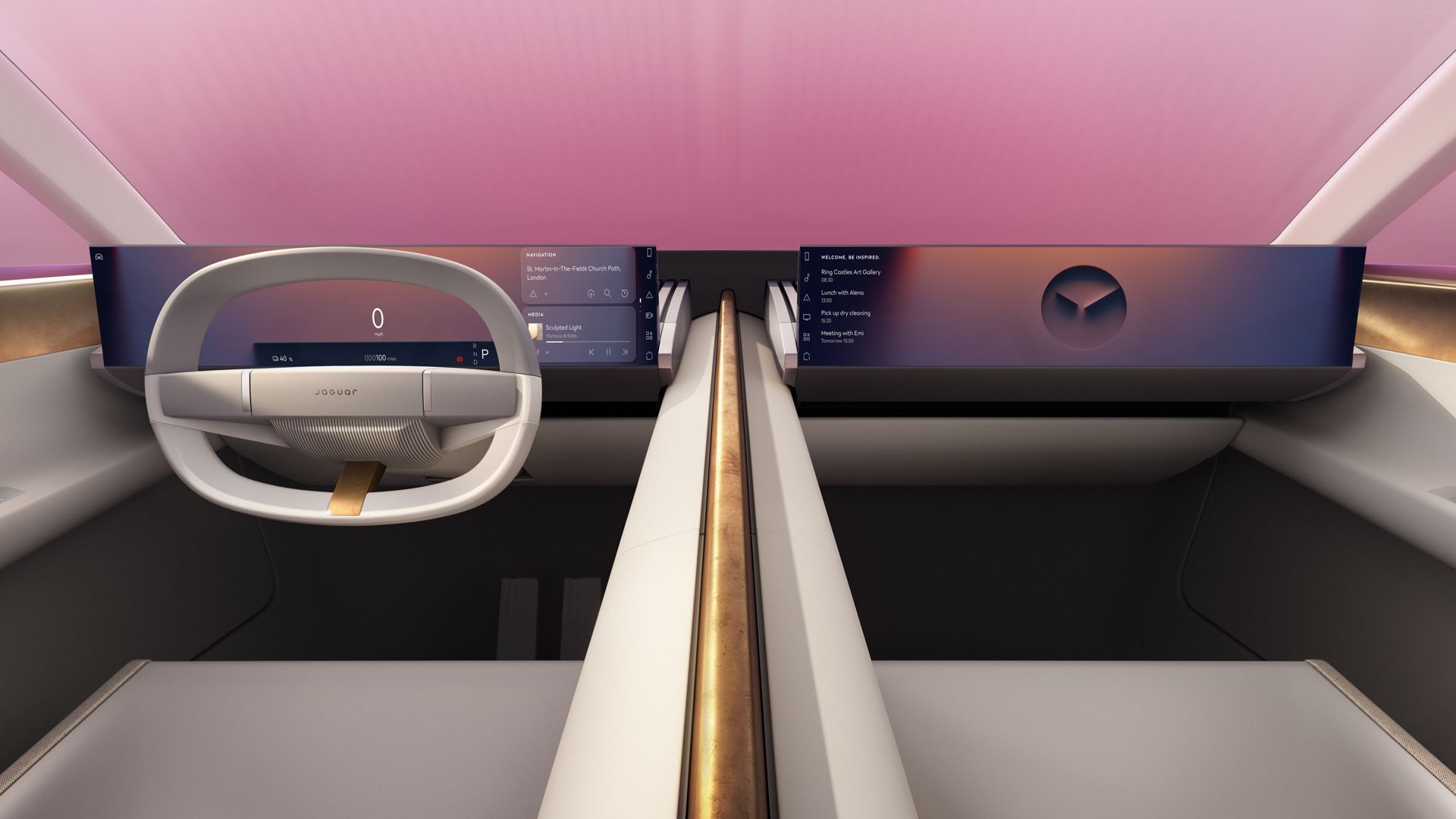 TYPE 00 INTERIOR ‑ RHODON ROSE dashboard