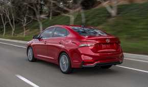 2022 Hyundai Accent Exterior Rear 3/4